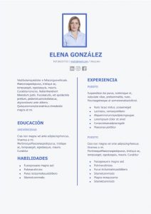 15 Plantillas de currículum para descargar gratis | InfoJobs